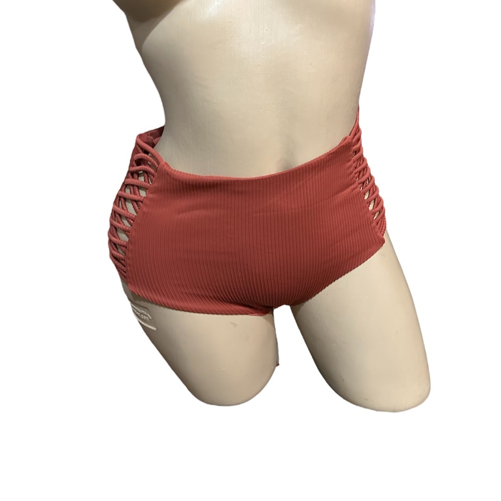 Tinibikini Tini Bikini Copper Brown Swim Bottom Small NWOT - Picture 1 of 2